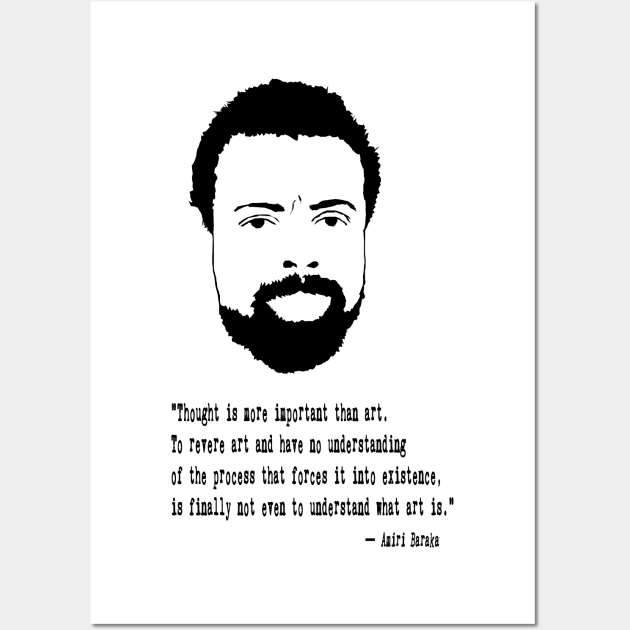 Amiri Baraka Quote Wall Art by PoetandChef